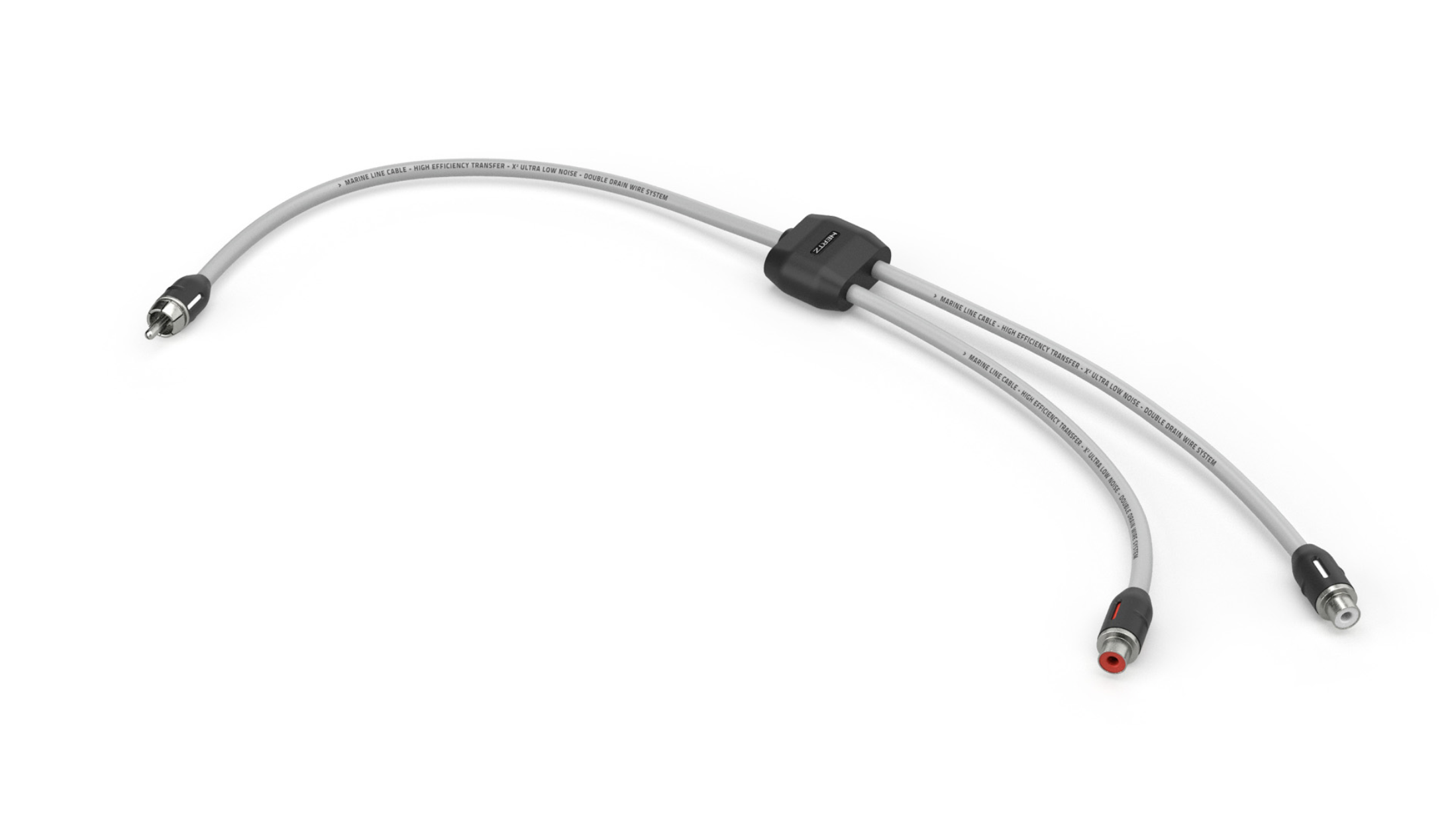 Hertz RCA splitter 1 x female - 2 x male, 30 cm - HMLCM - 00380250 1 kopie - 00380250