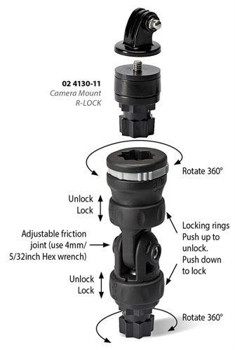 Railblaza Camera Mount R-Lock - 00401402 01 small - 00401402