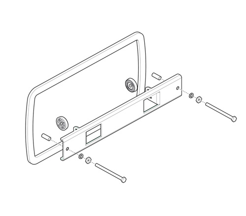 Humminbird In-Dash Mounting Kit IDMK H7R2, ook HELIX 7 G4/G4N - 00447710 01 small - 00447710