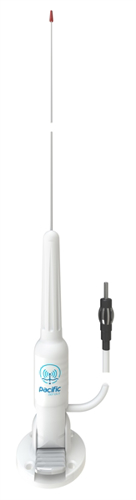 Pacific Aerials SeaMaster Classic - P6092 FM+AM 1,0m RVS klapbare antenne+4m kabel - 00450637 01 small - 00450637