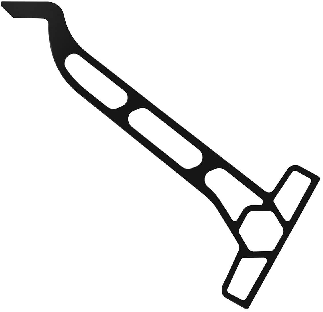Minn Kota Raptor Jack Plate  5"-125 mm lengte, 4"-100 mm hoog zwart, links - 00461081 2 - 00461081