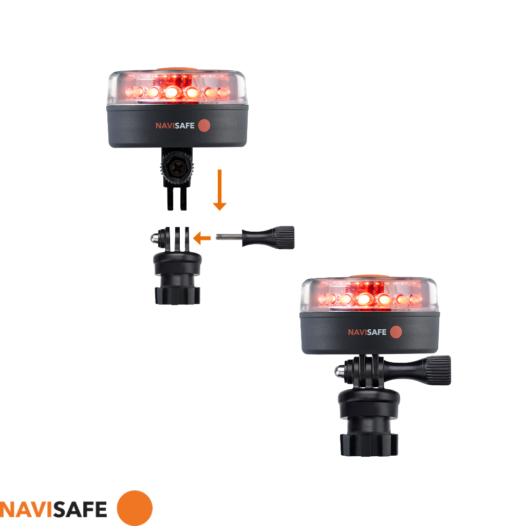 Navisafe Navilight 360&deg;, rood, 2NM met Navimount basis - 00500170 4 - 00500170