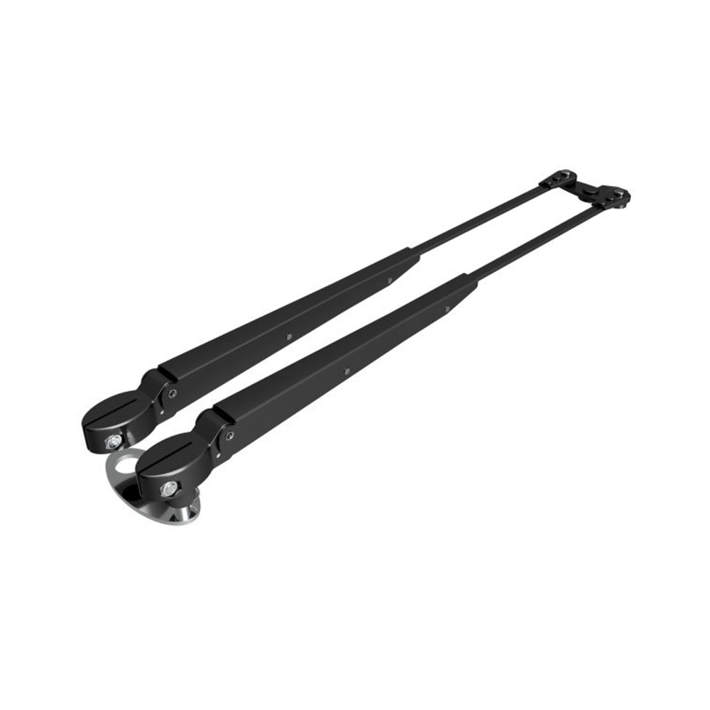 Roca Parallelarm W10/12/38L, Zwart/RVS 454-591mm - 00500956 1 - 00500956