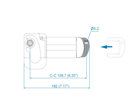 Montagebeugel t.b.v. W12 R.W. motor - 00500961 4 - 00500961