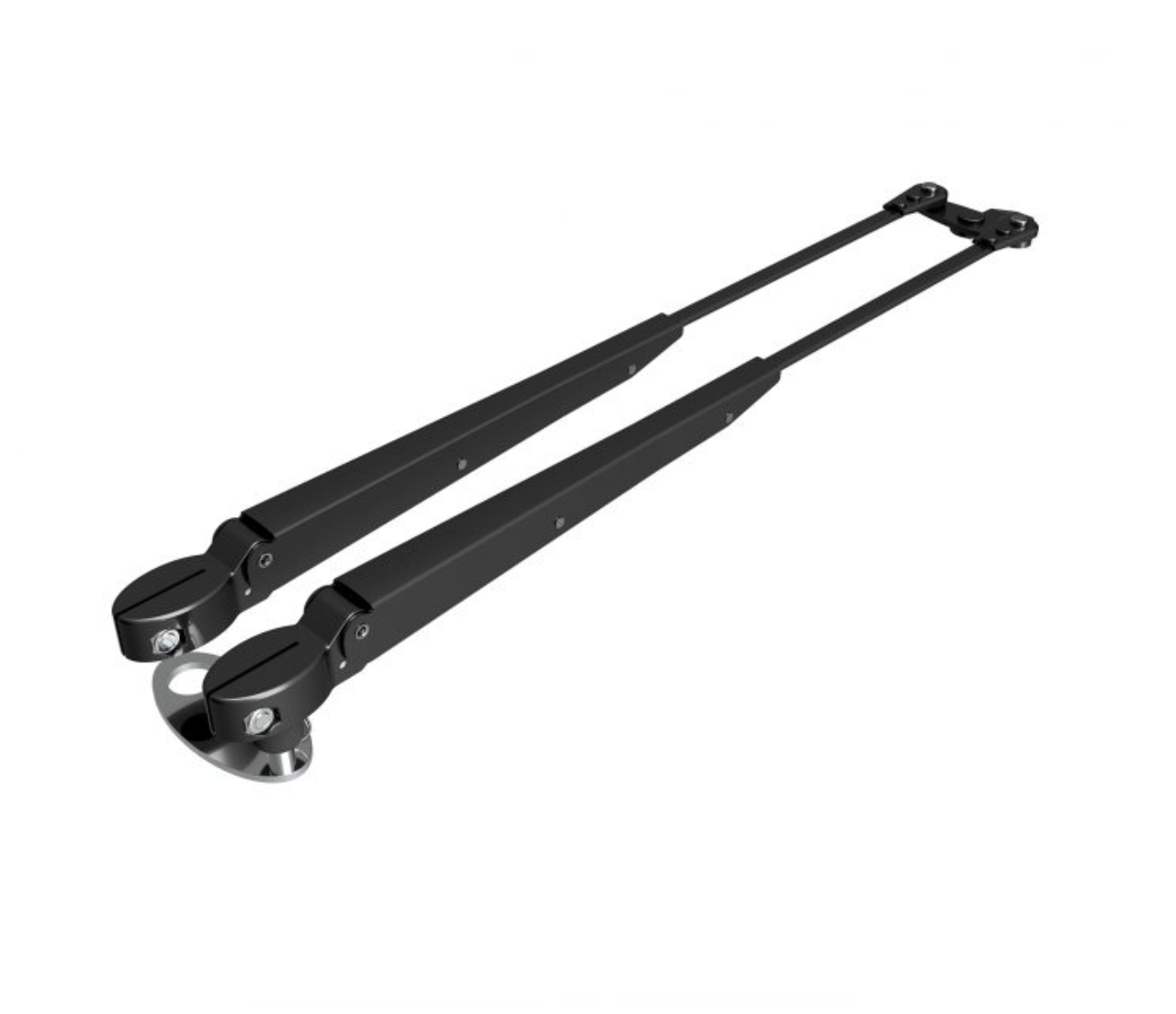 Roca Parallelarm W10/12/38L, Zwart/RVS 324-462mm - 00500978 1 - 00500978
