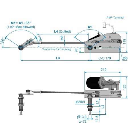 Ruitenwisser "W38L", 12V, 28mm as tbv 2 ramen - 00501000 02 small - 00501000