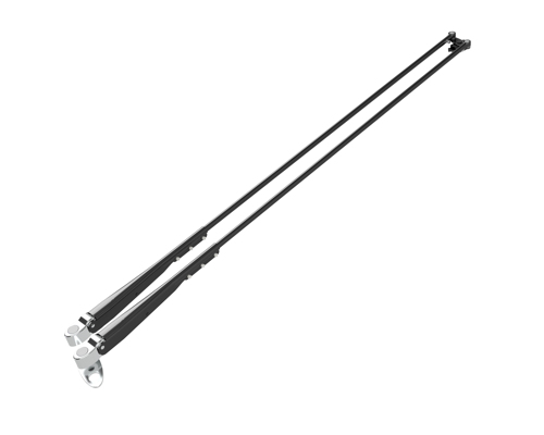 Roca Parallelarm W50, RVS electr.gepolijst, 920-1100mm - 00501021 02 small - 00501021