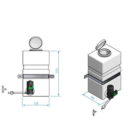 Roca Ruitensproei-Installatie, 12 Volt - 00501046 02 - 00501046