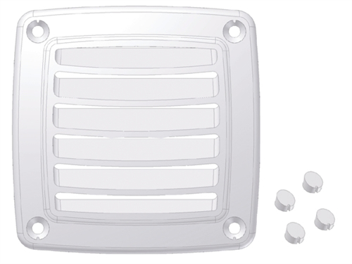 Topline Ventilatierooster 9,2x9,2cm Wit - verkoop per 5 stuks - 00556752 03 small - 00556752