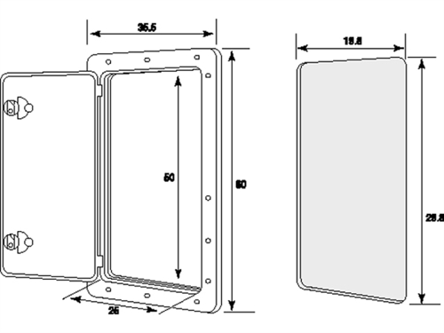 Opbergbox 35.5x60cm Z/ Slot Wit - 00558368 03 small - 00558368