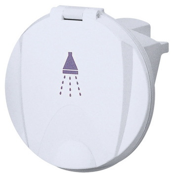 NR Inbouw Dekdouche rond met 3 m slang wit - 00559126 01 small - 00559126