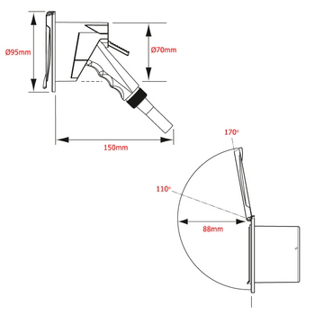 NR Inbouw Dekdouche rond met 3 m slang chroom - 00559127 01 small - 00559127