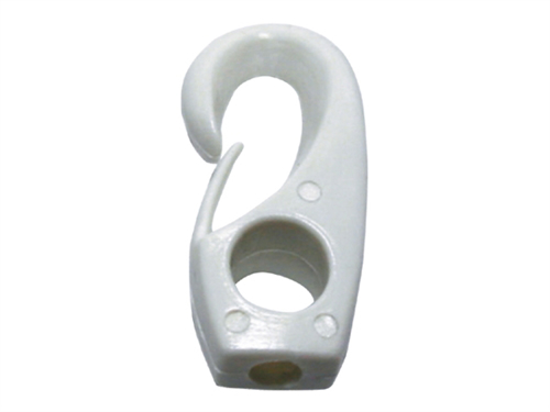 Kunststof Musketonhaak 4 Mm Wit - 00564801 01 small - 00564801