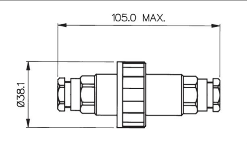 W.D Stopkontakt Inline 4 Polig - 00570914 02 small - 00570914