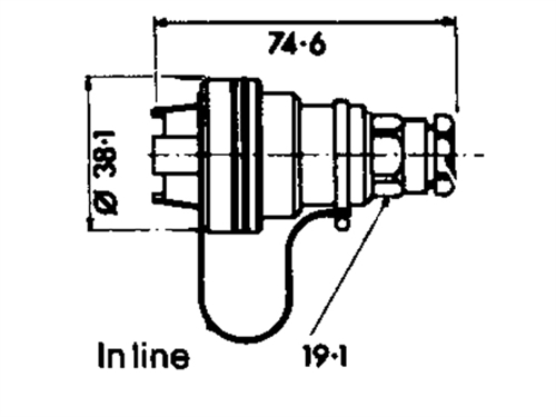 W.D Stopkontakt Inline 4 Polig - 00570914 03 small - 00570914