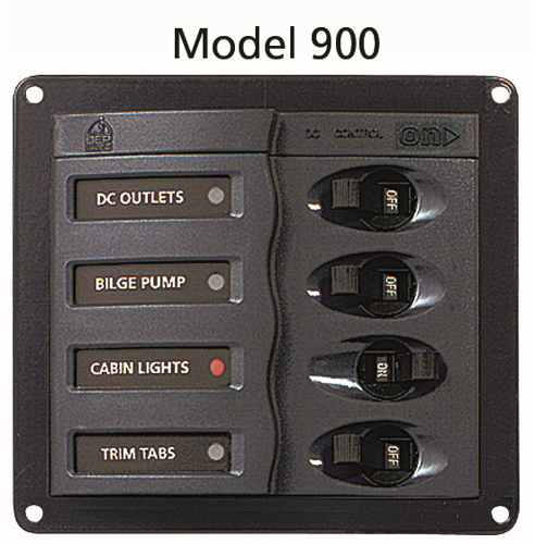 Bep schakelpanel, 4 Schakelaars/12v - 00598611 01 small - 00598611