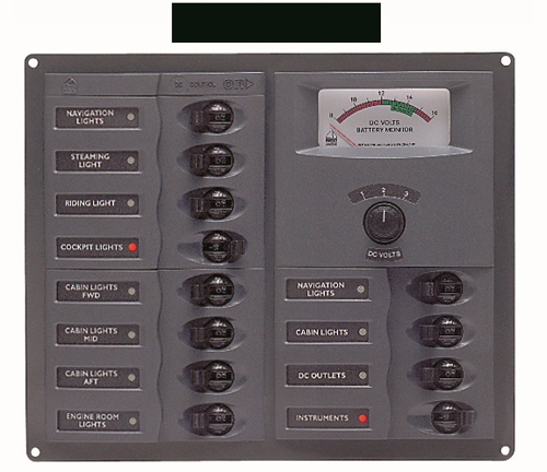 Bep Schakelpaneel, 12 Schakelaars/12v, Anlg Volt - 00598615 01 small - 00598615