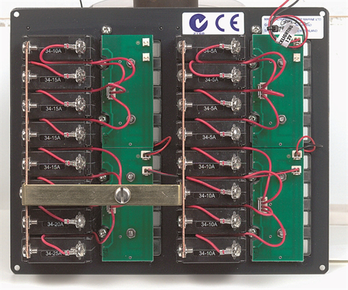 Bep Schakelpaneel, 12 Schakelaars/12v, Anlg Volt - 00598615 02 small - 00598615
