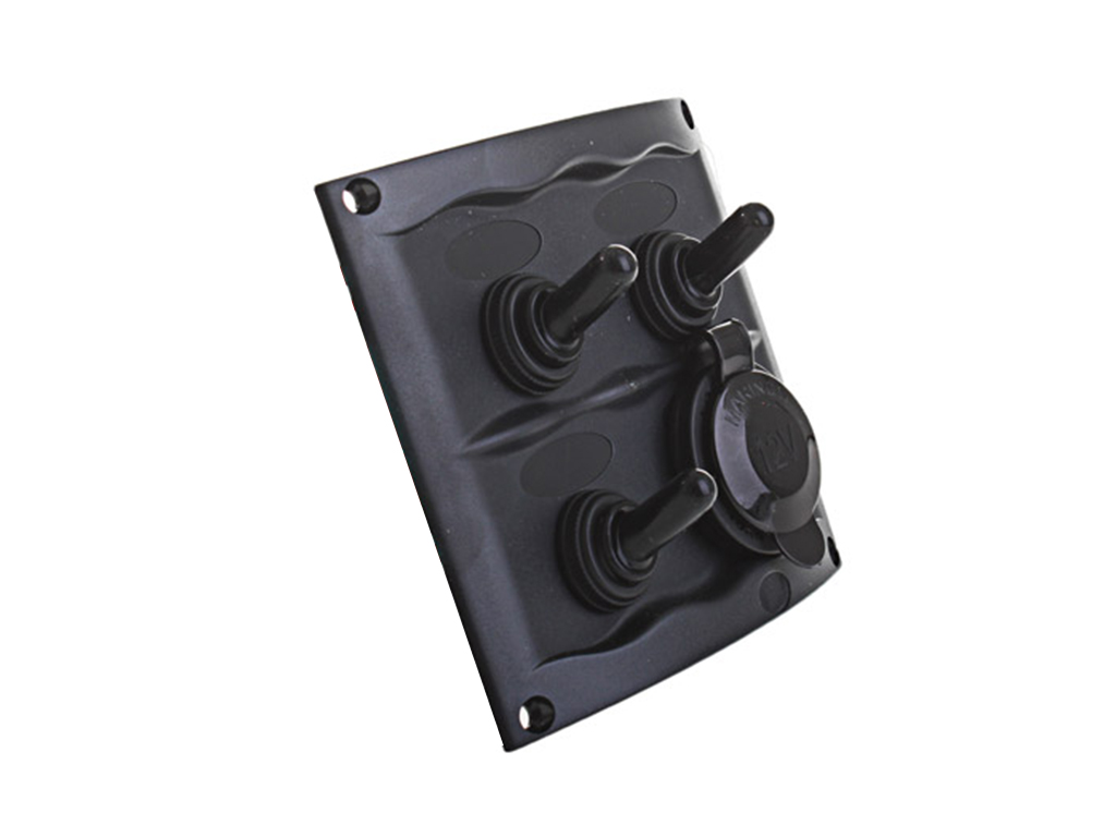 BEP Schakelpaneel, 3 sch.+20mm plug, spat WD - 00598629 01 - 00598629
