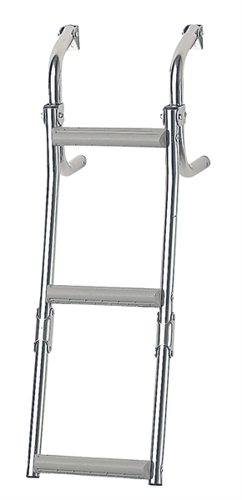 NR RVS Zwemtrap kantelbaar spiegelmontage small 2+1 treden, 565 mm - 00599360 01 small - 00599360