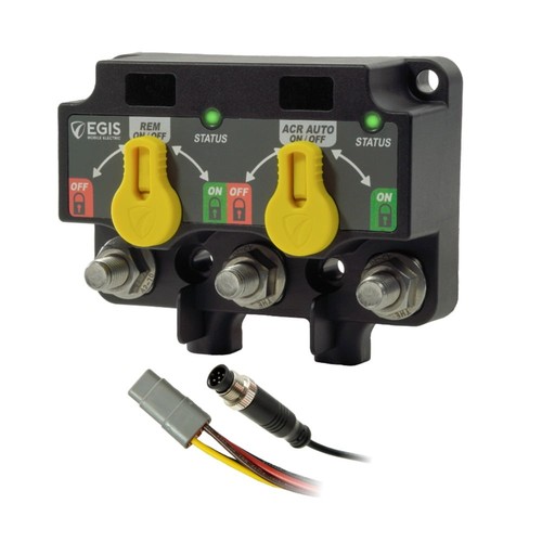 Egis Mobile XD NMEA 2000 Dual - (VSR/Relay), w/Knobs - 8P DT, Retail Pack - 00599502 - 00599502