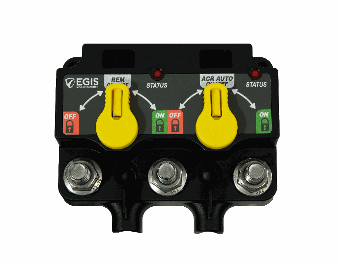 Egis Mobile XD NMEA 2000 Dual - (Relay/VSR), w/Knobs - 8P DT, Retail Pack - 00599503 - 00599503