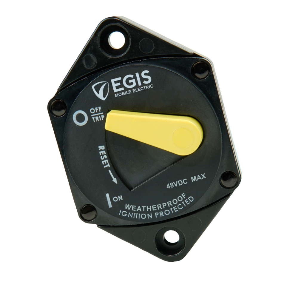 Egis Mobile Circuit Breaker, 87 Series, 50 A, Panel Mount, Retail Pack - 00599535 - 00599535