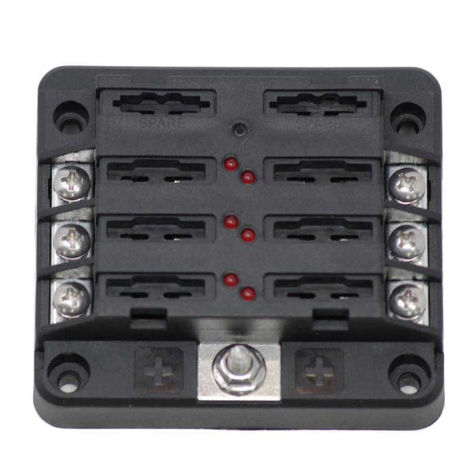 Egis Mobile RT Fuse Block 6 Pos w/ LED Indication, Retail Pack - 00599540 3 - 00599540