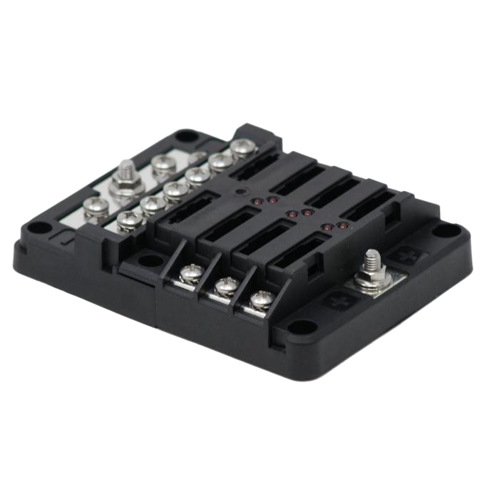 Egis Mobile RT Fuse Block 6 Pos w/Ground & LED Indication, Retail Pack - 00599541 3 - 00599541