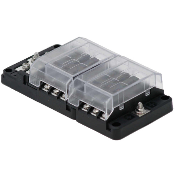Egis Mobile RT Fuse Block 12 Pos w/Ground & LED Indication, Retail Pack - 00599543 1 - 00599543