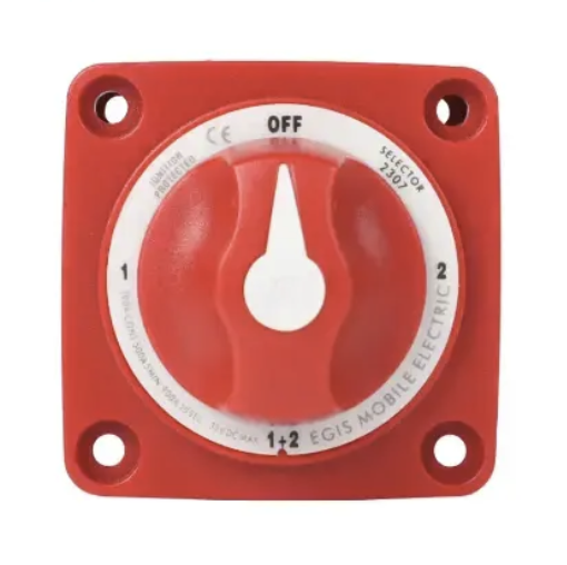 Egis Mobile M-Series 300A Battery Selector Switch Off/1/Both/2 - 00599556 1 - 00599556