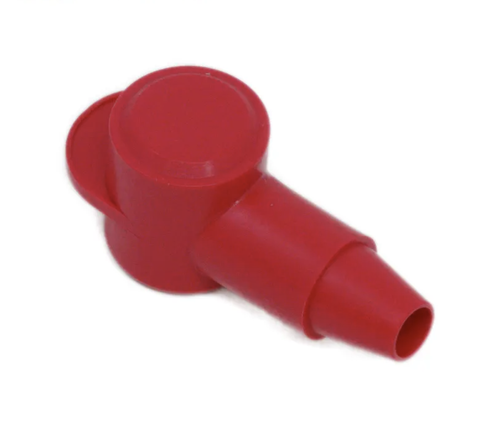 Egis Mobile CableCap Stud Insulator, 4-8 AWG, Red, Two Pack, Retail Pack - 00599567 1 - 00599567