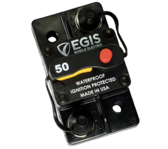 Egis Mobile Circuit Breaker, 85 Series, Surface Mount, 50 Amp, Retail Pack - 00599592 1 - 00599592