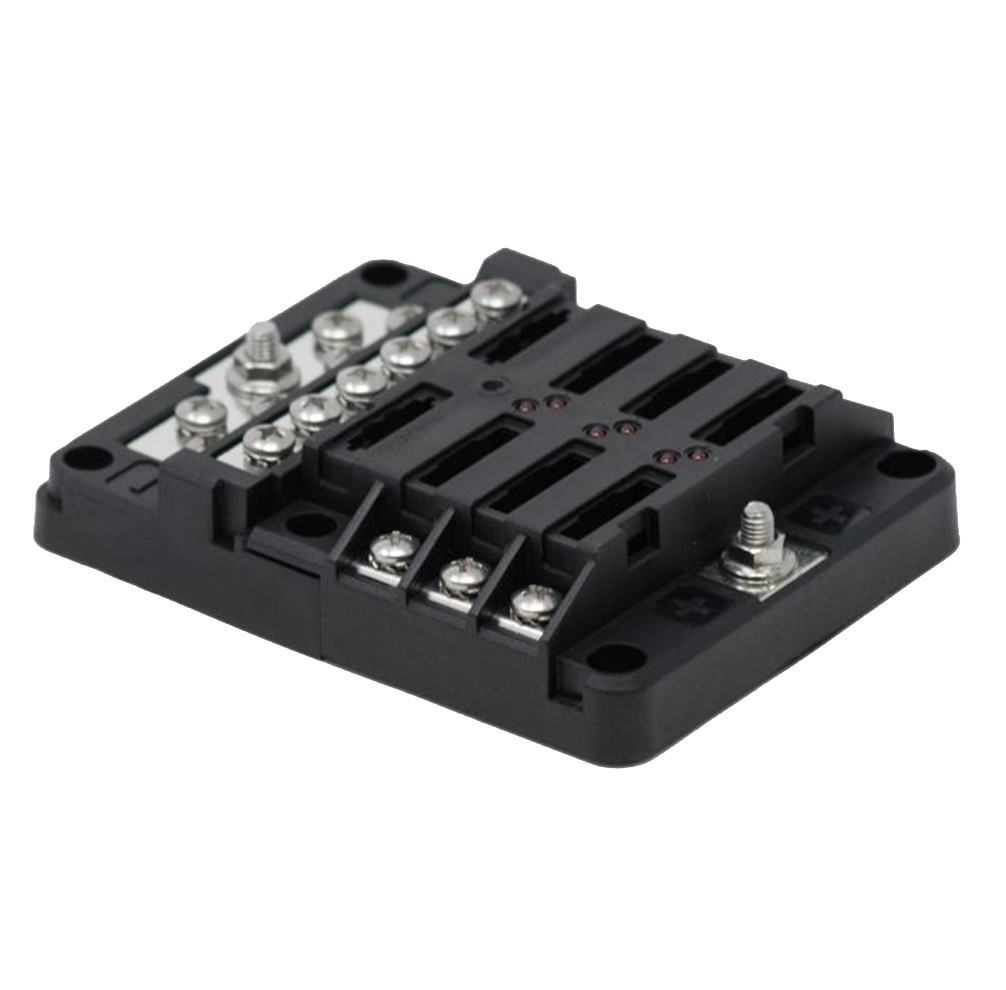 Egis Mobile RT Fuse Block 6 Pos w/Ground & LED Indication, Retail Pack - 00599606 1 - 00599606