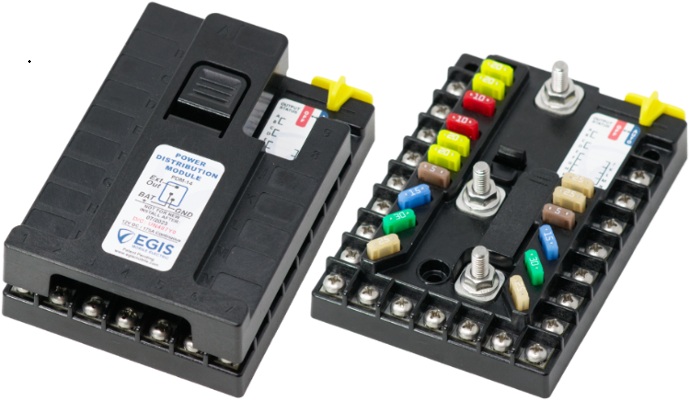 Egis Mobile PDM - 14 Circuit + Ground, 175 A, 12 V W/Kill Switch, Retail Box - 00599610 1 - 00599610