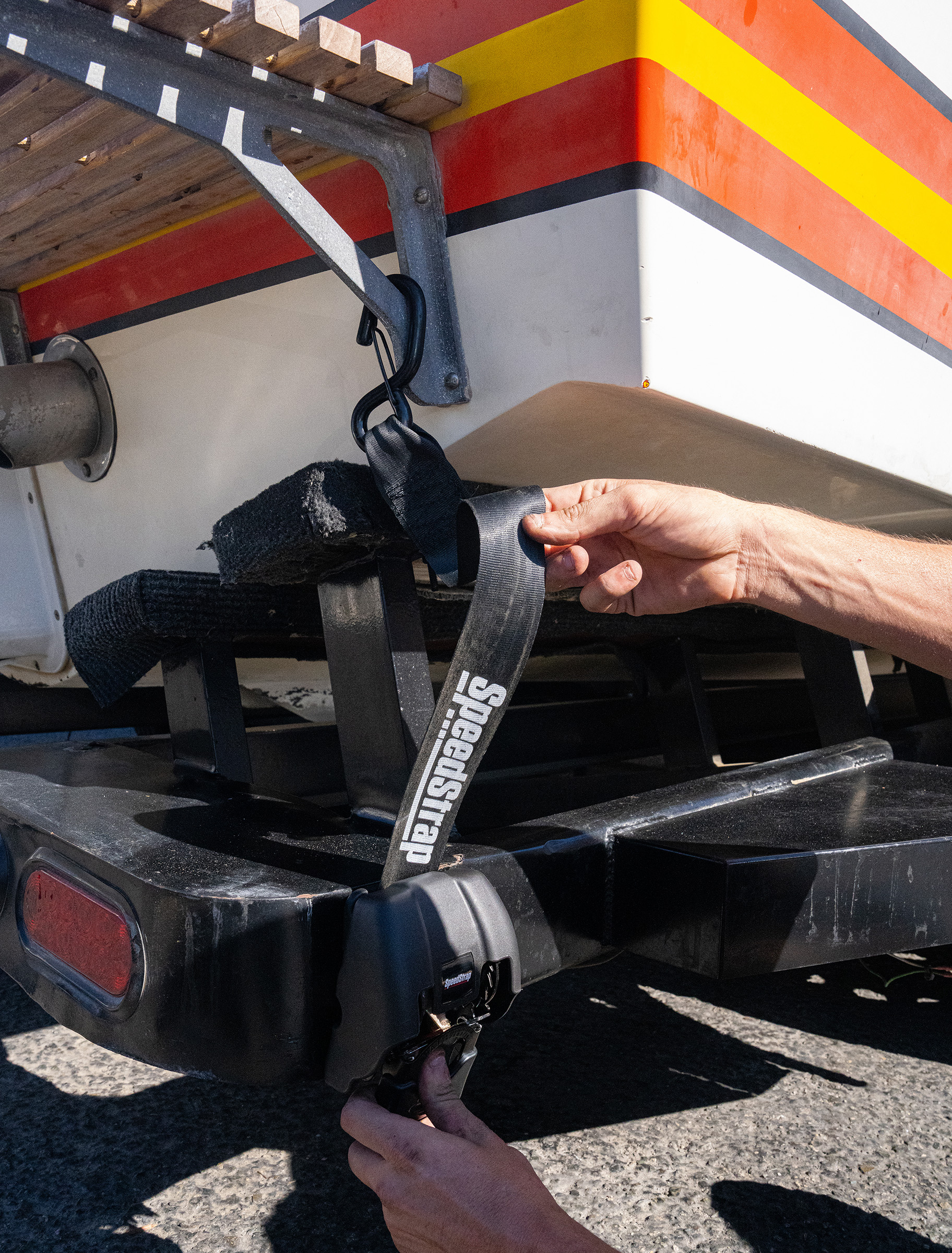 Speedstrap 2"x43" Tie-down automatisch oprolbare spanbanden, stalen ratel, 2 st. - 00631001 6 - 00631001
