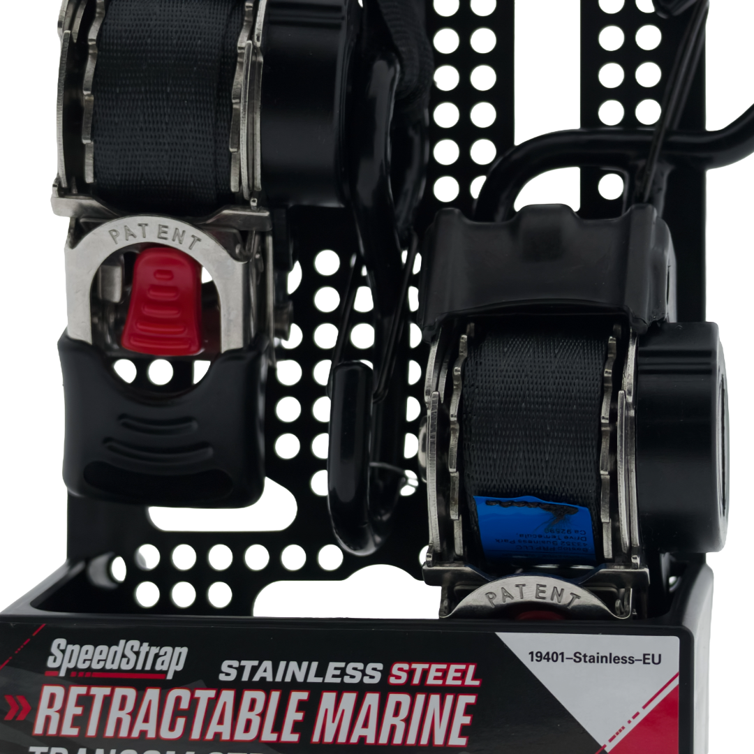 Speedstrap 1"x6' Tie-down automatisch oprolbare spanbanden small, rvs ratel, 2 st. - 00631004 2 - 00631004