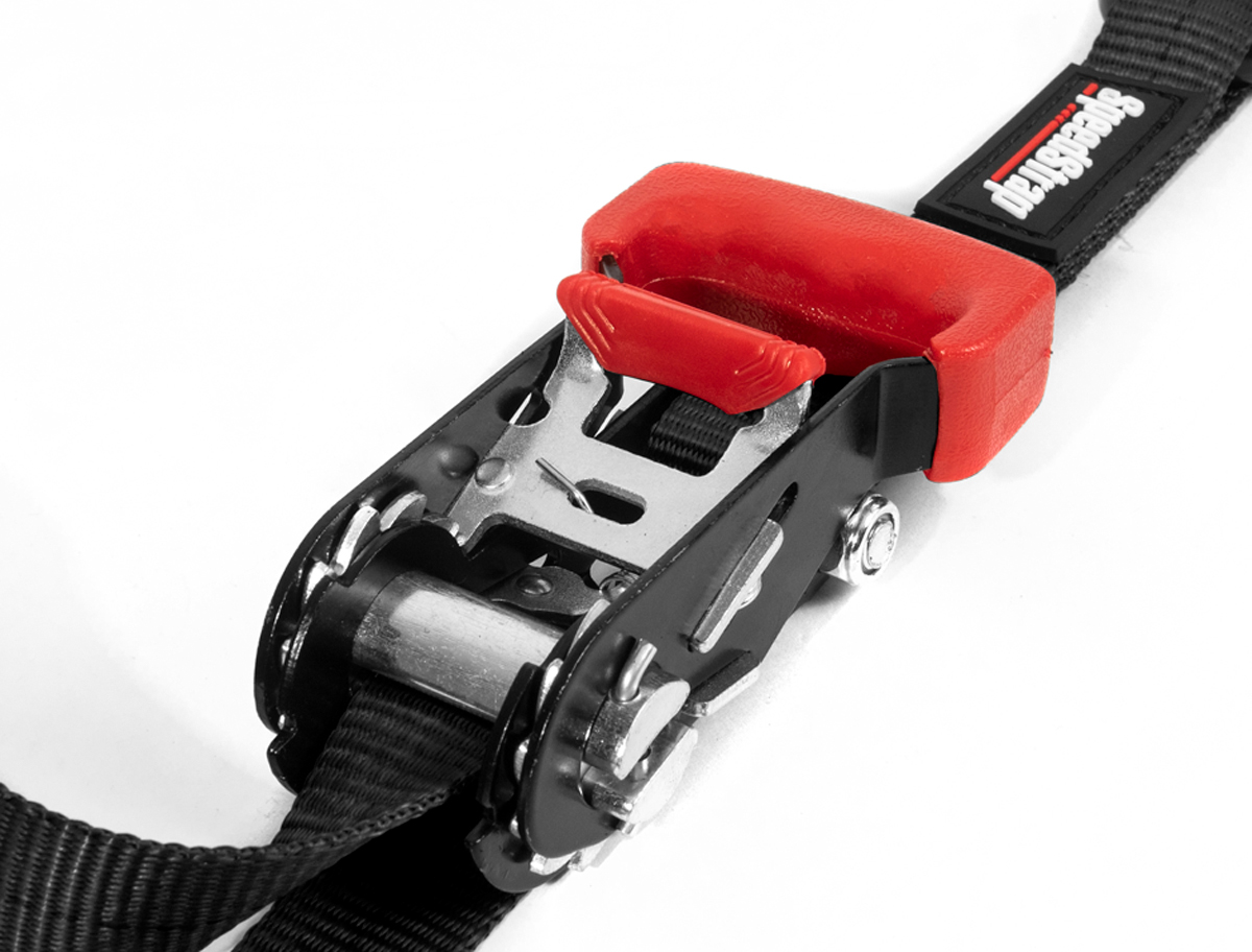Speedstrap 25 mm Ratchet Tie-down, s-haken en lus, 450 cm, zwart, 2 st. - 00631010 2 - 00631010