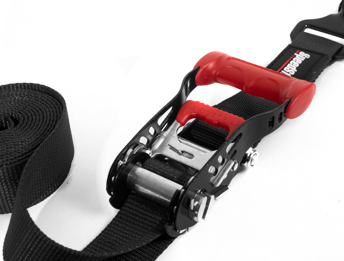 Speedstrap 38 mm Ratchet Tie-down, haak en lus, 300 cm, zwart, 2 st. - 00631016 2 - 00631016