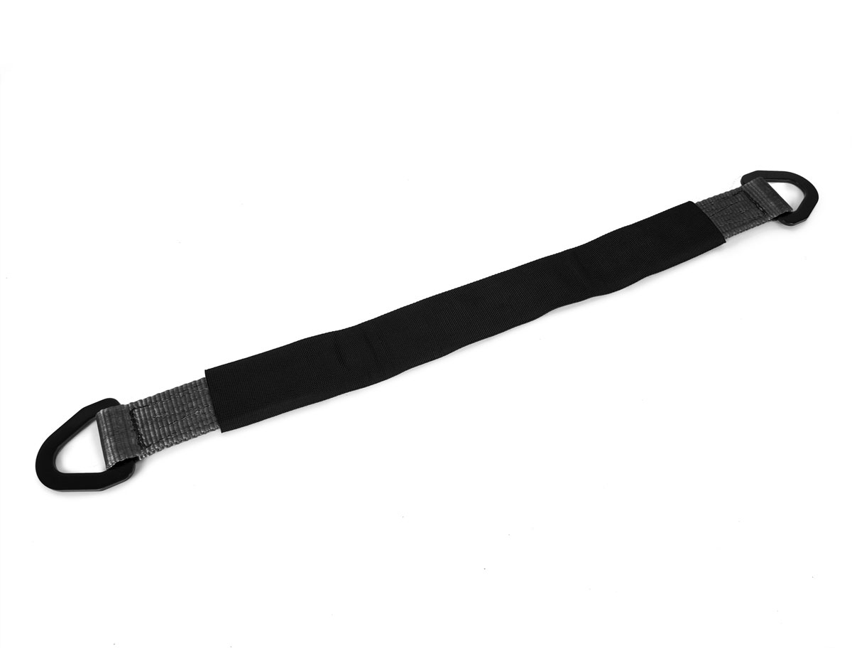 Speedstrap 50 mm Axle strap verlenging, D-ringen en hoes, 76 cm, zwart - 00631022 1 - 00631022