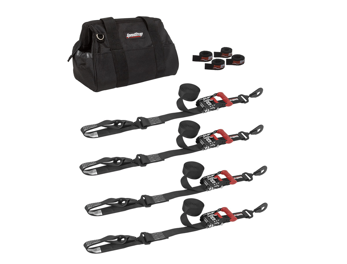Speedstrap 38 mm Heavy Duty Kit, Ratchet Tie-down, haak en lus, 300 cm, zwart - 00631027 1 - 00631027