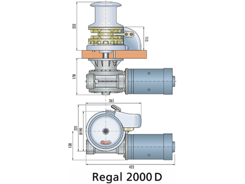 Quick Regal 2000W/24V/12mm met kaapstander, ketting BB - 00632091 02 small - 00632091