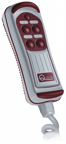 Quick handheld afstandsbediening 4 knops met LED, 7-polig - 00632242 01 small - 00632242