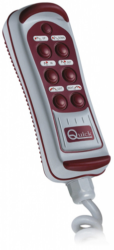 Quick handheld afstandsbediening 6 knops met LED, 9-polig - 00632243 01 small - 00632243