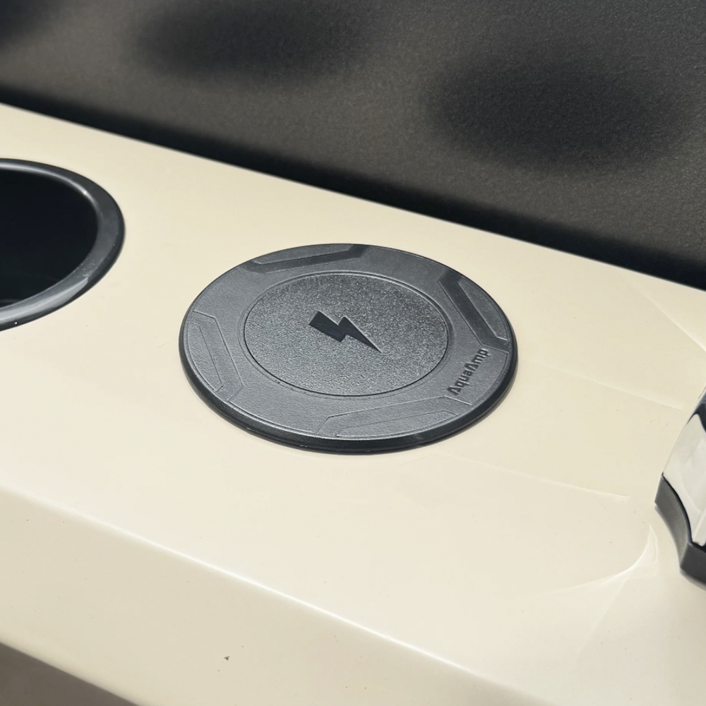 AquaAmp 110 Circular surface mount, 10W Qi, geen magneet - 00711300 4 - 00711300