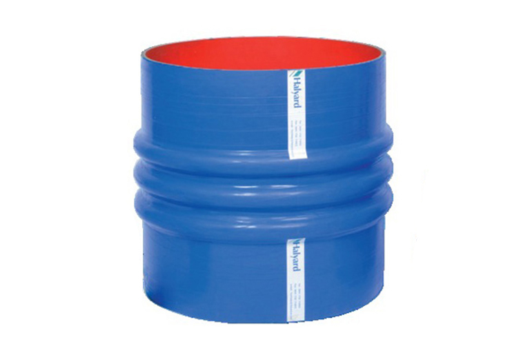 Halyard Bellows 305mm id x 600mm long 180C silicone triple hump - 01600229 1 - 01600229
