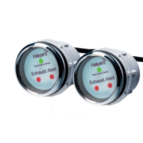 Halyard Uitlaat alarmsysteem Enkele motor 2 displays, sensor met 16m kabel - 15000008 01 small - 15000008