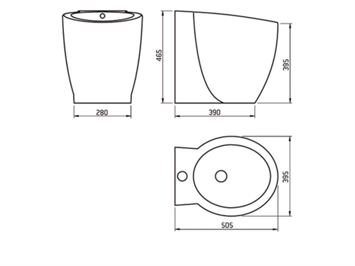 Tecma Privilege Bidet Wit - 17100100 02 small - 17100100