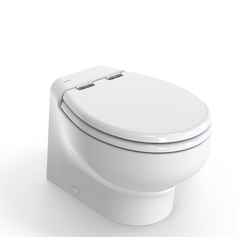 Tecma Polyester (MDF kern) Bril en deksel (wit) Silence Plus/2G - 26000138 01 - 26000138