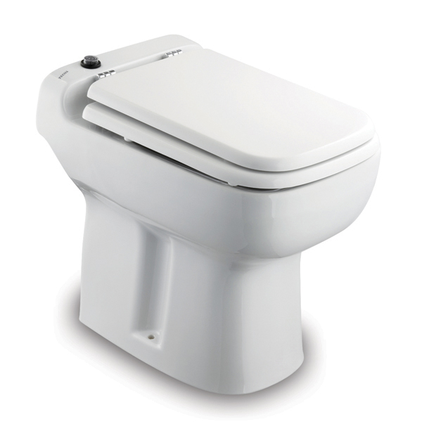 Tecma Polyester (MDF kern) Bril en Deksel (wit) Prestige 50 - 26000218 01 - 26000218